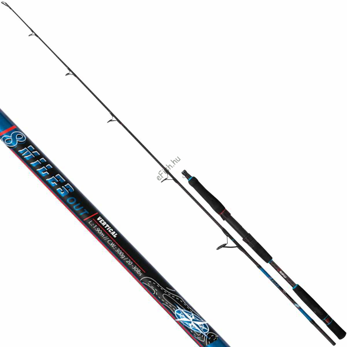 Rhino 8 Miles Out 1,90m Vertical 300g vertikális bot-eFish.hu