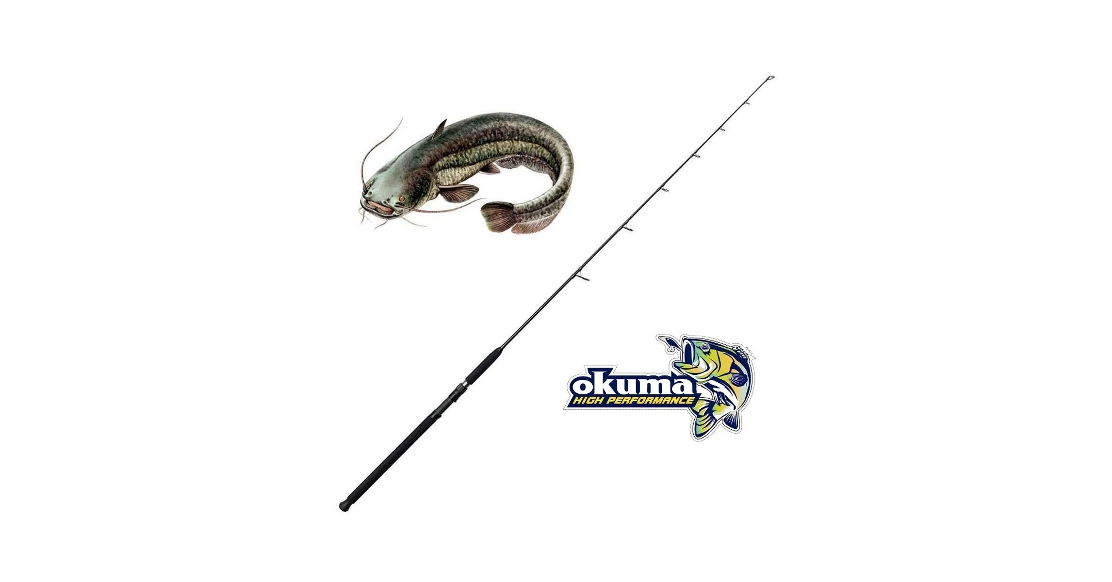 OKUMA TOMCAT VERTICAL 183cm 150g vertikális 1-részes harcsázó bot-eFish.hu
