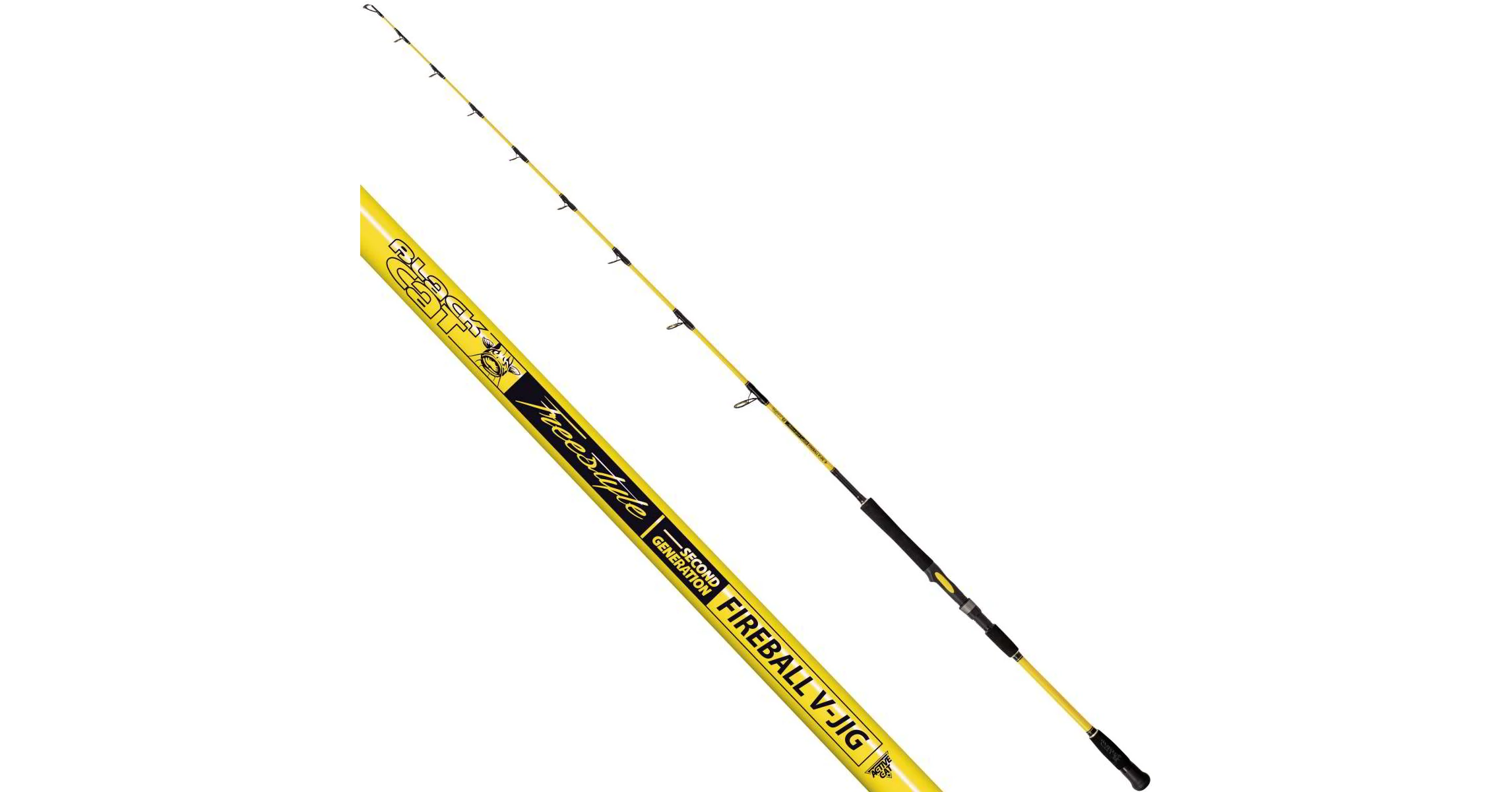 Black Cat Freestyle Fireball 1,90m V-JIG 225g vertikális harcsázó bot ...