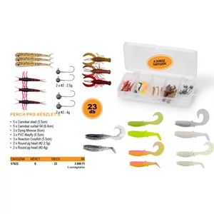 SAVAGE GEAR Perch Pro Kit2 Size S 23 darabos sügeres és süllőző készlet