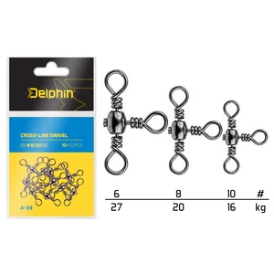 DELPHIN Cross Line Swivel A 03 10db BN/6