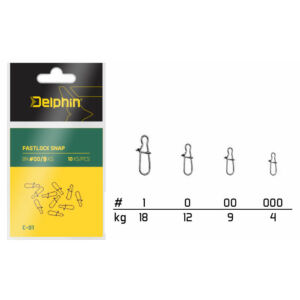 DELPHIN Fastlock Snap C 01 10db BN/000