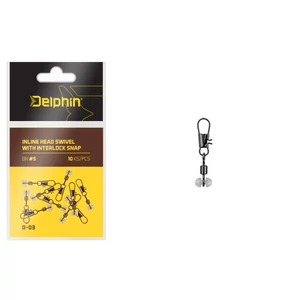 DELPHIN Inline head swivel with Interlock BN/