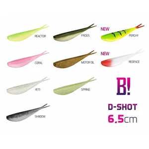 Delphin BOMB! Gumihal D-SHOT / 5db 6,5cm/REDFACE