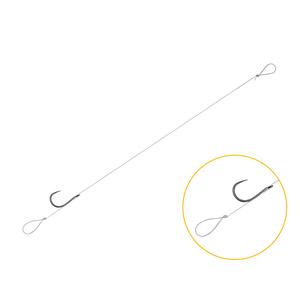 DELPHIN Feeder kötött horog  FLR Loop / 6db 8cm #6 SM