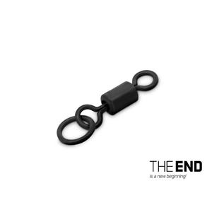 DELPHIN Pontyozó forgó gyűrűvel  THE END Ring Swivel / 10db #4 / 28 kg