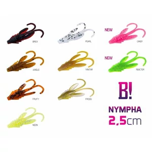 Delphin BOMB! Gumihal Nympha / 10db 2,5cm/CANDY