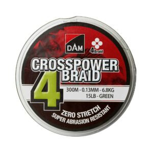 DAM CROSSPOWER 4-BRAID 300M 0,15MM 8,1KG
