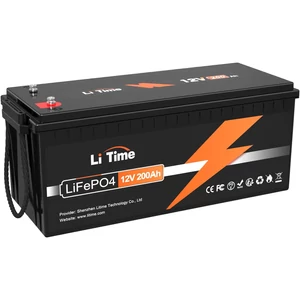  LiTime 12V 200Ah LiFePO4 lítium akkumulátor
