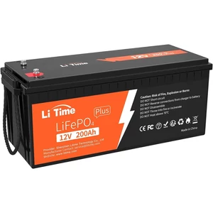 LiTime 12V 200Ah PLUS LiFePO4 lítium akkumulátor