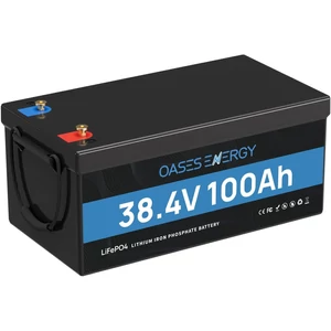 OASES 36V 100 Ah LiFePO4 akkumulátor 100A-es BMS, 3840 Wh akkumulátor