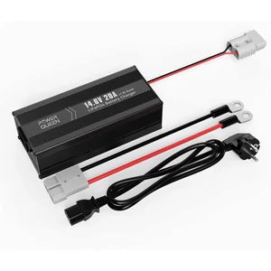 Power Queen 14.6V 20A LiFePO4 akkumulátortöltő 12V-os akkuhoz