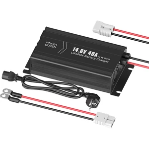 Power Queen 14.6V 40A LiFePO4 akkumulátortöltő 12V-os akkukhoz