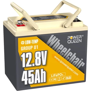 Power Queen 12V 45Ah LiFePO4 Group U1 akkumulátor