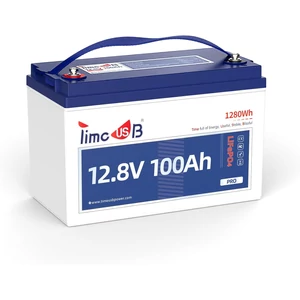 Timeusb 12V 100Ah LiFePO4 lítium munkaakkumulátor csónakmotorhoz és lakóautóhoz