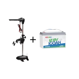 Rhino BLX80 V2 elektromos csónakmotor+Redodo 12V100Ah akku csomagakció