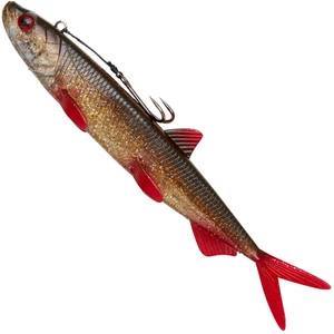 PELAGIC CAT LURE 24CM 110G S SALTNPEPPER szerelt harcsázó gumihal horoggal
