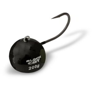 Black Cat Fire-Ball fekete JIG horgok - 4 féle súly
