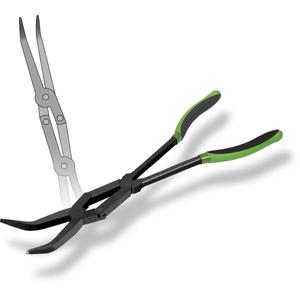 33cm Quantum Mr. Pike erőfogó dupla csuklóval zöld/fekete