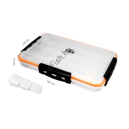 Doboz Delphin TBX One 360-4P Clip WP-360x230x50mm