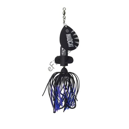 MADCAT A-STATIC SCREAMING SPINNER harcsázó műcsali 65G BLACK DEVIL