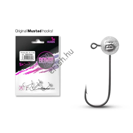 DELPHIN Micro jig fej BOMB 5db 12g-4/0