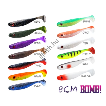 DELPHIN BOMB Gumihal Rippa 5db 8cm/SPRING