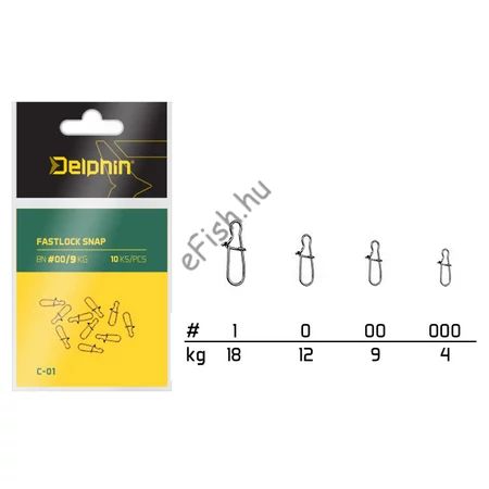 DELPHIN Fastlock Snap C 01 10db BN/00