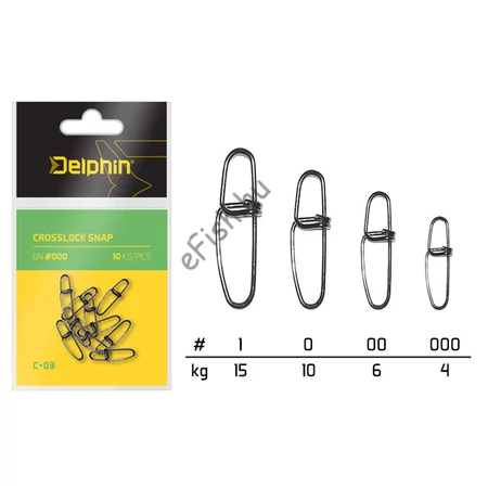DELPHIN Crosslock Snap C 03 10db BN/00