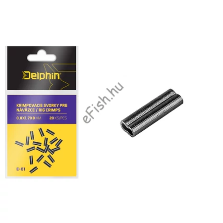 DELPHIN Krimpelő cső 20db 0,8x1,7x8mm
