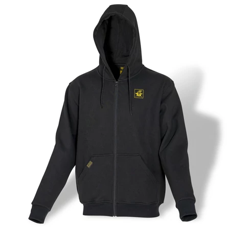 Black Cat XXL Cat Zipper fekete pulóver