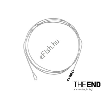 DELPHIN Előke  THE END FLRcarbon Leader / 1db 80 cm / 30lbs