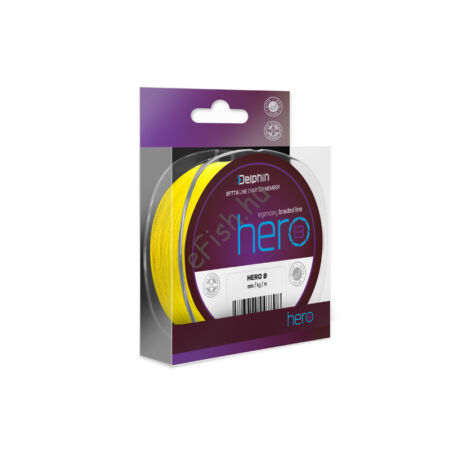 DELPHIN  HERO 8 / fluo sárga 0,35mm 23,60kg 300m