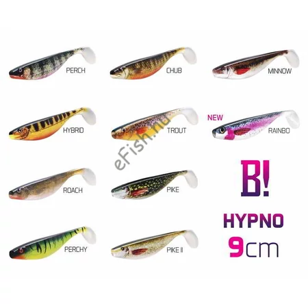 Delphin BOMB! Gumihal HYPNO / 3db 9cm/3D RAINBO