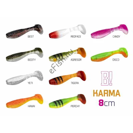 Delphin Gumihal KARMA UVs / 5db 8cm/DISCO