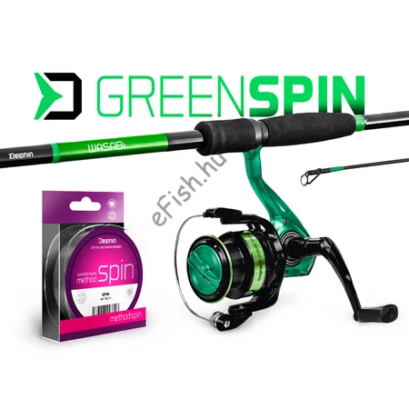 DELPHIN  GreenSPIN pergetőszett 180cm/30g + 2T + 0,22mm