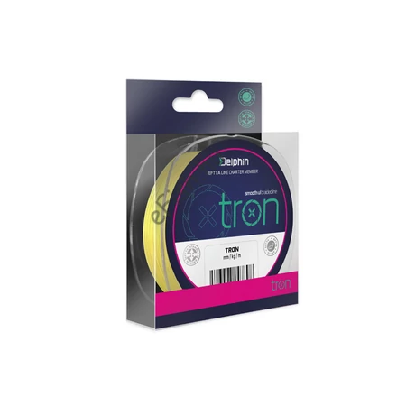 DELPHIN  TRON fluo sárga / 130m 0,06mm 6lbs