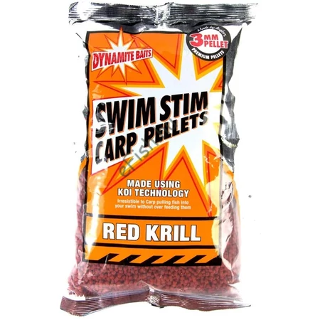 DYNAMITE BAITS SWIM STIM RED KRILL 3MM PELLET 900G