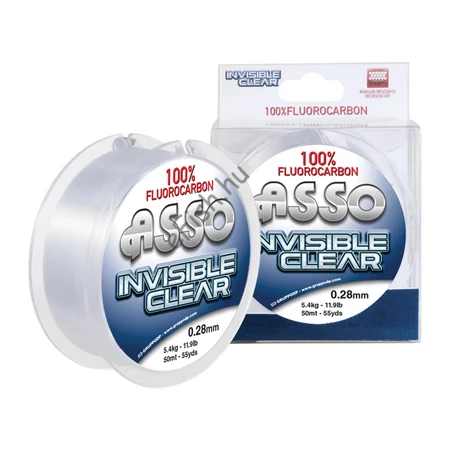 ASIC19 ASSO INVISIBLE CLEAR F.CARBON 50M 0,19