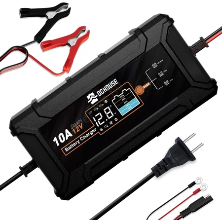 DCHOUSE 12V LiFePO4 10A Automata Töltő