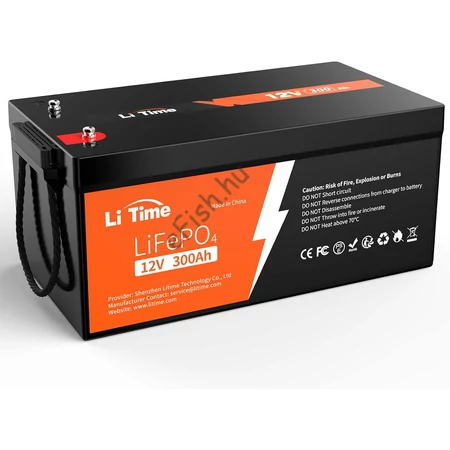 LiTime 12V 300Ah LiFePO4 akkumulátor 200A BMS 3840Wh