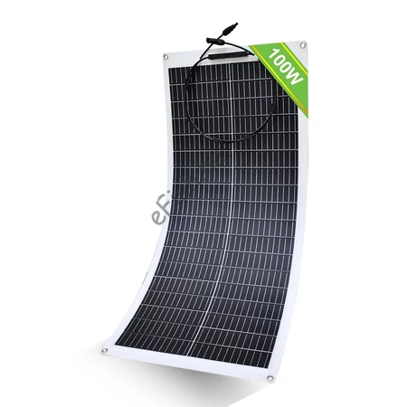 Flexibilis 100 Wattos szolár napelem panel 12V redszerhez