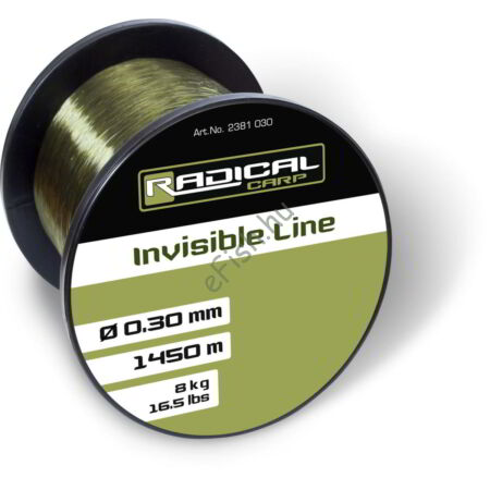 Ø0,30mm Radical Invisible Line 1450m 8,0kg,16,5lbs zöld