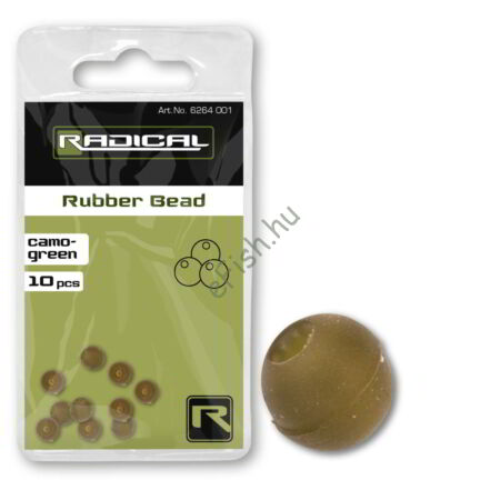 Radical Rubber Bead camo-green 10darab