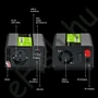 Kép 2/2 - Green Cell Inverter Feszültségátalakító Duo 12V/24V - 230V 300W/600W