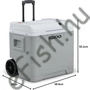 Kép 7/8 - Igloo IE42 Elektromos Hűtőláda Kerekekkel (12V / 230V, 42 Liter)