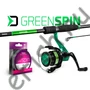 Kép 1/3 - DELPHIN  GreenSPIN pergetőszett 180cm/30g + 2T + 0,22mm