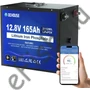 Kép 1/6 - DCHOUSE 12V 165Ah LiFePO4 lítium akkumulátor Bluetooth-szal, alacsony hőmérséklet elleni védelemmel