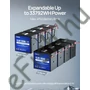 Kép 5/6 - DCHOUSE 12V 165Ah LiFePO4 lítium akkumulátor Bluetooth-szal, alacsony hőmérséklet