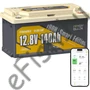 Kép 1/4 - Power Queen 12V 140Ah LiFePO4 Bluetooth akkumulátor